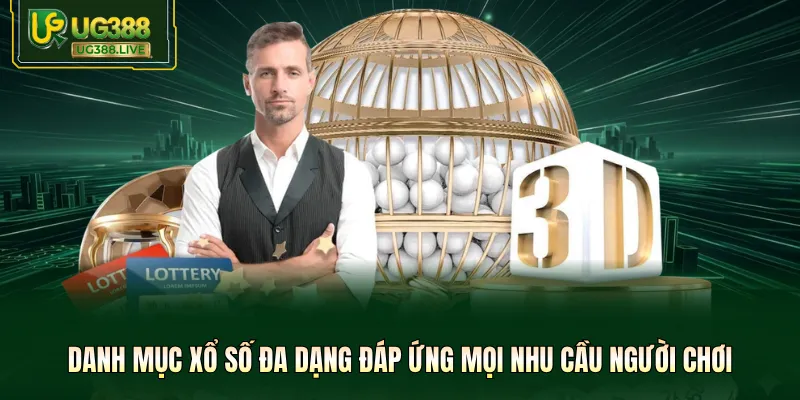 Danh mục xổ số đa dạng đáp ứng mọi nhu cầu người chơi