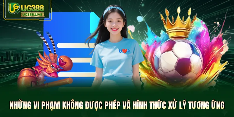 Những vi phạm không được phép và hình thức xử lý tương ứng
